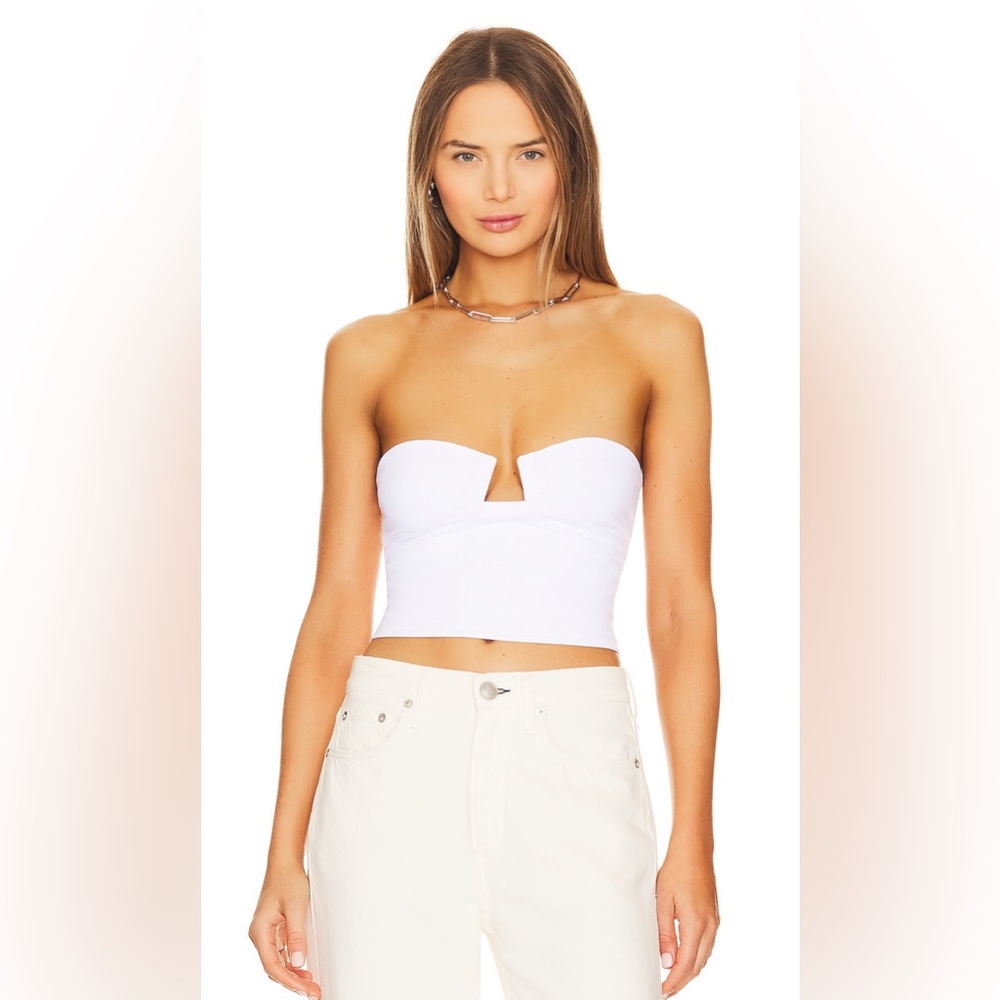 *NWT* Susana Monaco Wire Crop Top in Sugar